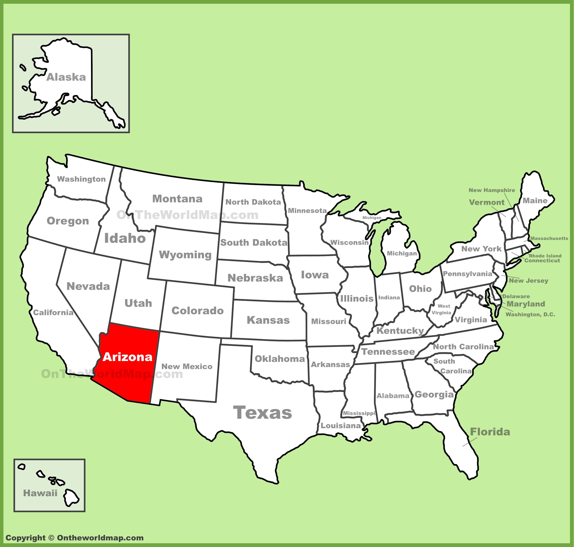 arizona-location-on-the-us-map