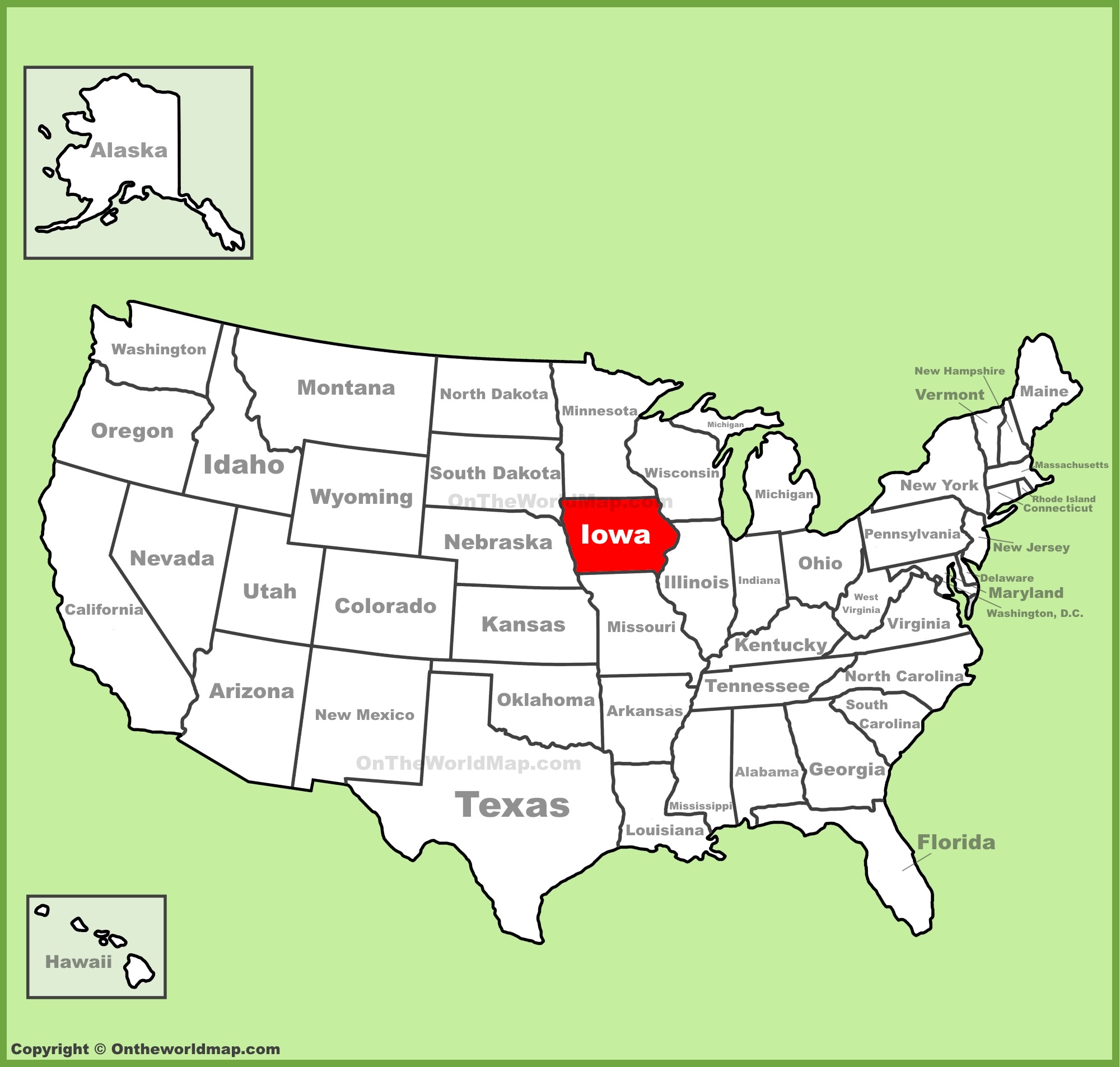 iowa-location-on-the-us-map